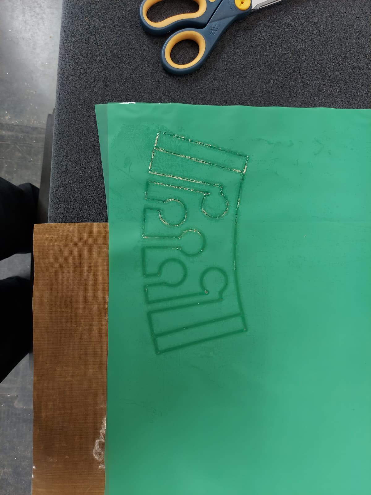 Inflated chamber test